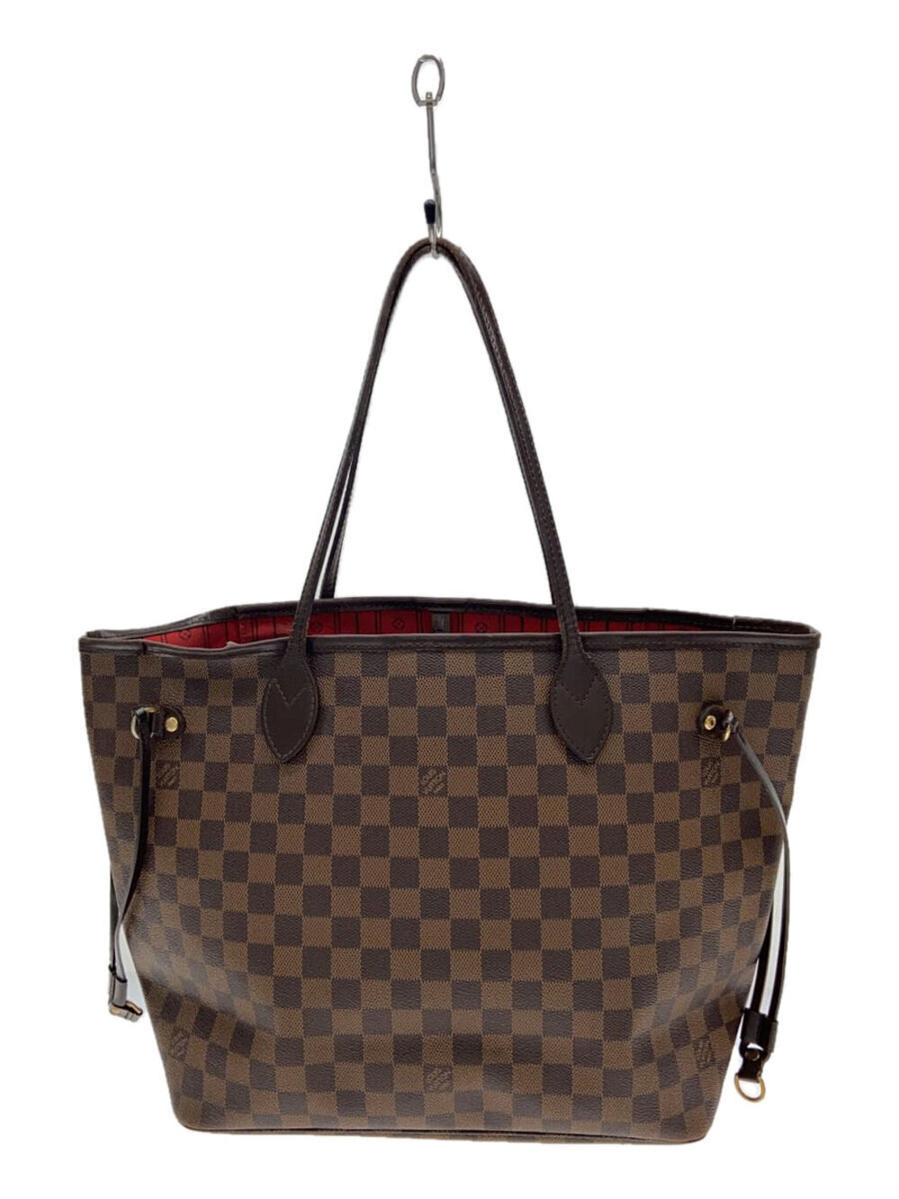 LOUIS VUITTON Neverfull Damier Tote bag Brown All over
